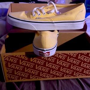 Vans yellow low